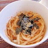 簡単★明太子うどん★ごま油がポイントです！